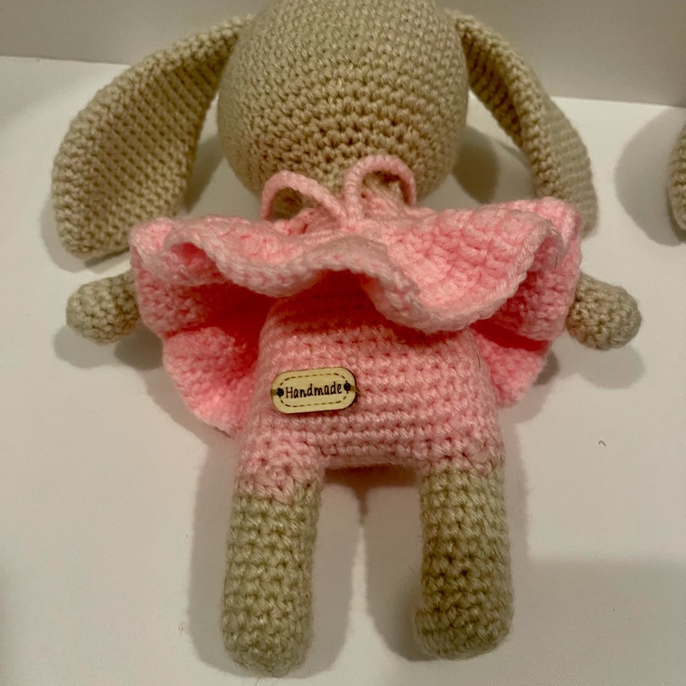 Beatrice and Benjamin Bunny - Handmade Amigurumi crochet 🧶 - Picture 6 of 9